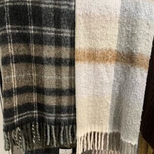 Plaid throws